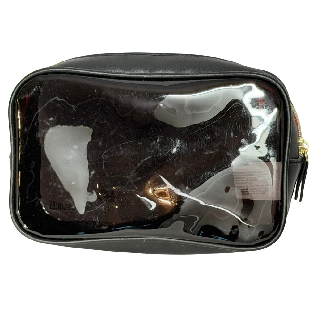 Disney Pixar Incredibles Edna I Never Look Back Darling Vinyl Cosmetic Bag Black